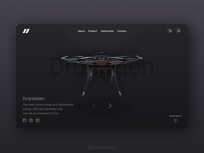 Dronezien - Web Drone app design interface interfacedesign ui uidesign uiux ux uxdesign web
