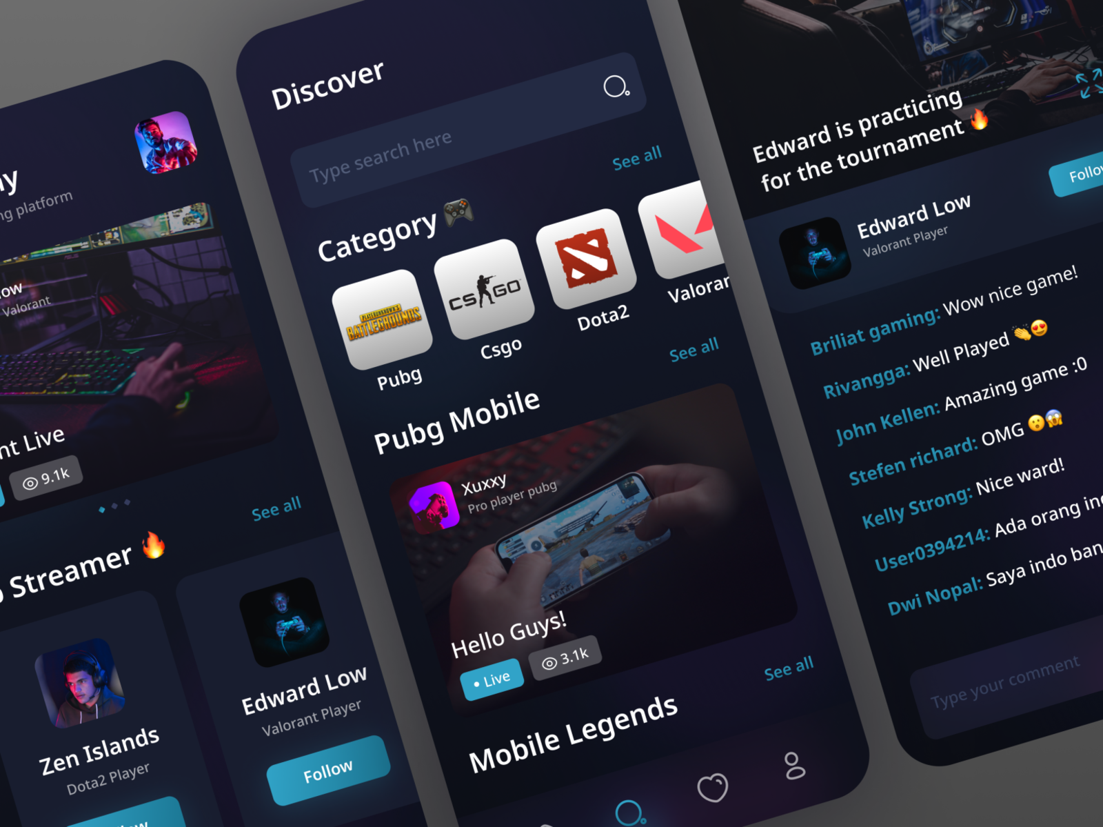Streaming App by Faqih Afdaludin for Plainthing Studio on Dribbble