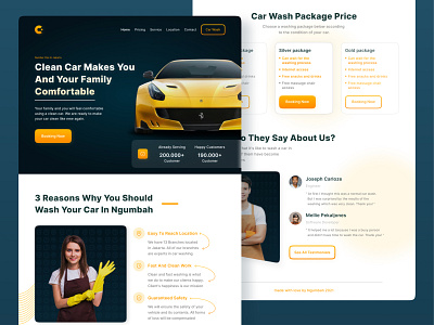 Car Wash Landing Page