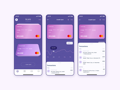 Online Banking - Mobile App concept app banking banking app cards cards ui concept design designconcept finance minimal online ui ui ux uidesign uiuxdesign ux uxdesign