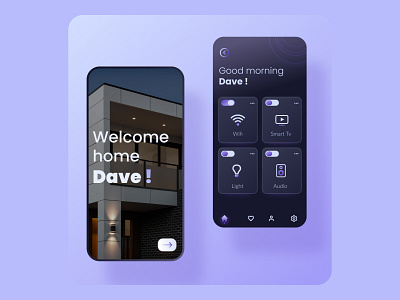 Smart home mobile app design app design design design app dribble shot dribbleartist graphic design illustration interface design smart smart home smart home app ui ui design user interface