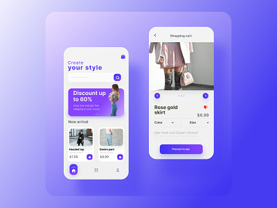 Ecom mobile app design by Mo Jazmal on Dribbble