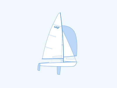Olympic Class 470 470 boat debut dinghy illustration olympics rio sailing shot sketch toronto wind
