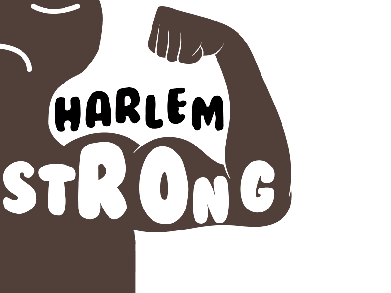 2D animation Instagram sticker Harlem Strong