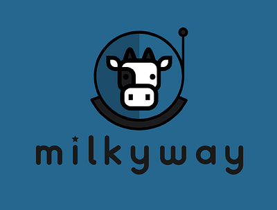 Milkyway Creative branding design flat icon illustration illustrator logo minimal typography vector