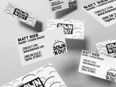 Down 'N Out Logo/Branding/Business Card