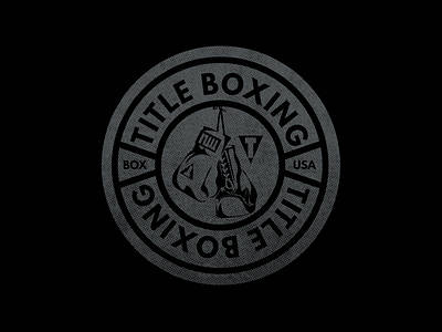 TITLE Boxing - Solo Screen Emblem Tee apparel design branding design illustration illustrator logo vector