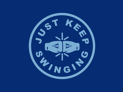TITLE Boxing - Just Keep Swinging Tee apparel design branding design illustration illustrator logo vector