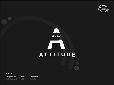 Avec Attitude design graphic design illustration illustrator logo vector