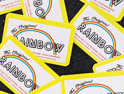 The Original Rainbow Branding branding color palette design fashion graphic design illustrator art logo packaging design palette vector