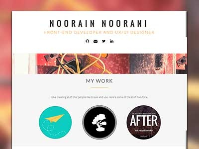 Portfolio Website clean minimal personal website portfolio simple website