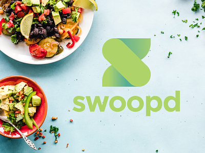 Swoopd Food Logo design food and drink food app logo minimal
