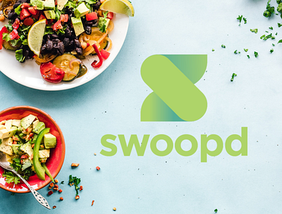 Swoopd Food Logo design food and drink food app logo minimal