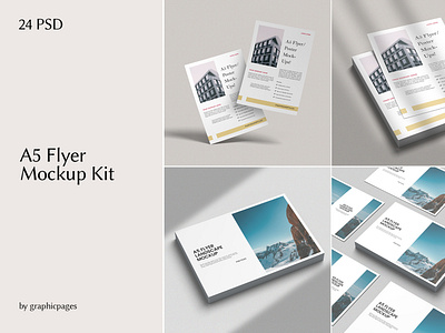 A5 Flyer Mockup Kit