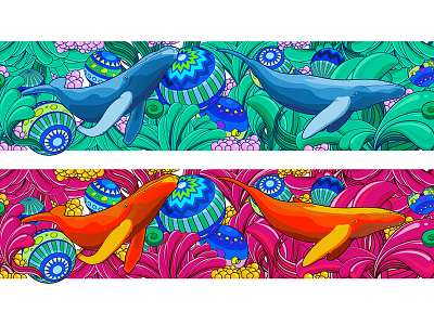 Illustration for bottle design ai art ball editorial fish illustration illustrator ocean sea vector water whale
