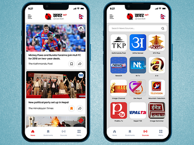 News App 3d animation app behance branding design dribble figma graphic design illustration logo nepal news newsapp ui uidesign uiux uxdesign vector