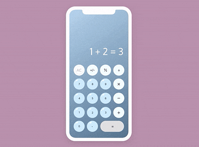 Daily UI 04 - Calculator calculator daily 100 challenge daily ui dailyui figma photoshop