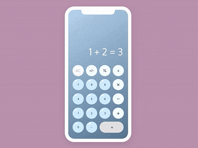 Daily UI 04 - Calculator
