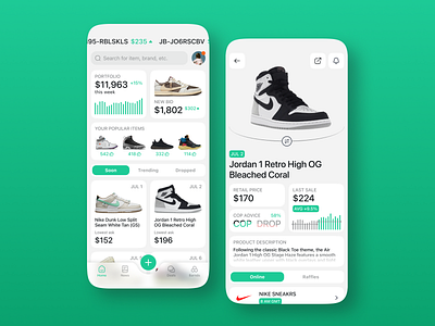 c-o—d clothes fashion mobile app shoes stocks stockx