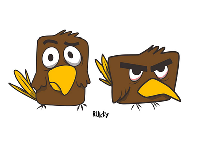 Birds characterdesign cartoon