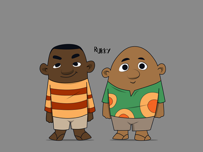 Ade and Chike characterdesign digitalart