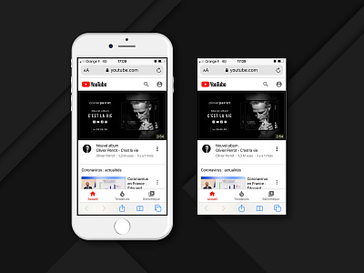 Youtube Visual Content Design Concept branding social network visual content youtube