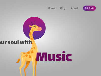 gp music design flat illustration logo minimal ui ux web
