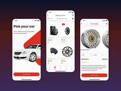 Car parts - Ecommerce