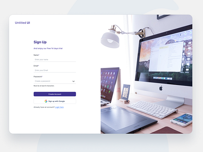 Daily UI Challenge - Sign Up dailyui ui