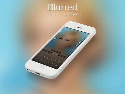 Blurred landing page app page blur game html ios ipad iphone landing page