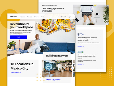 WeWork Design Exploration