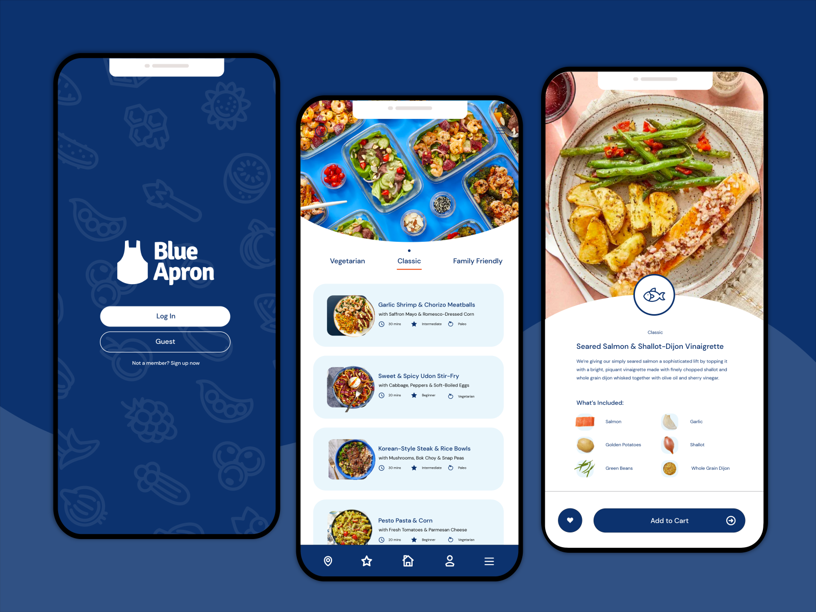 Blue Apron App - Discover the Best American Meal Kit Service with Easy Ingredients and Recipes