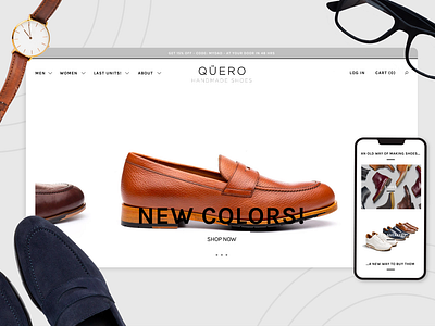 UI/ UX Design [Quero Shoes]