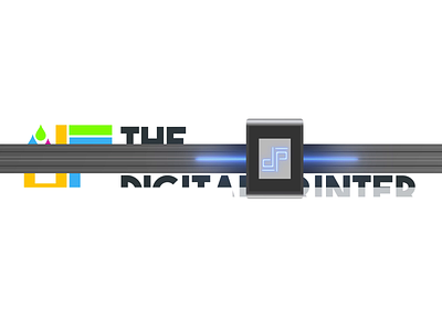 Digital Printer Logo Animation deep glow intro logo animation printing