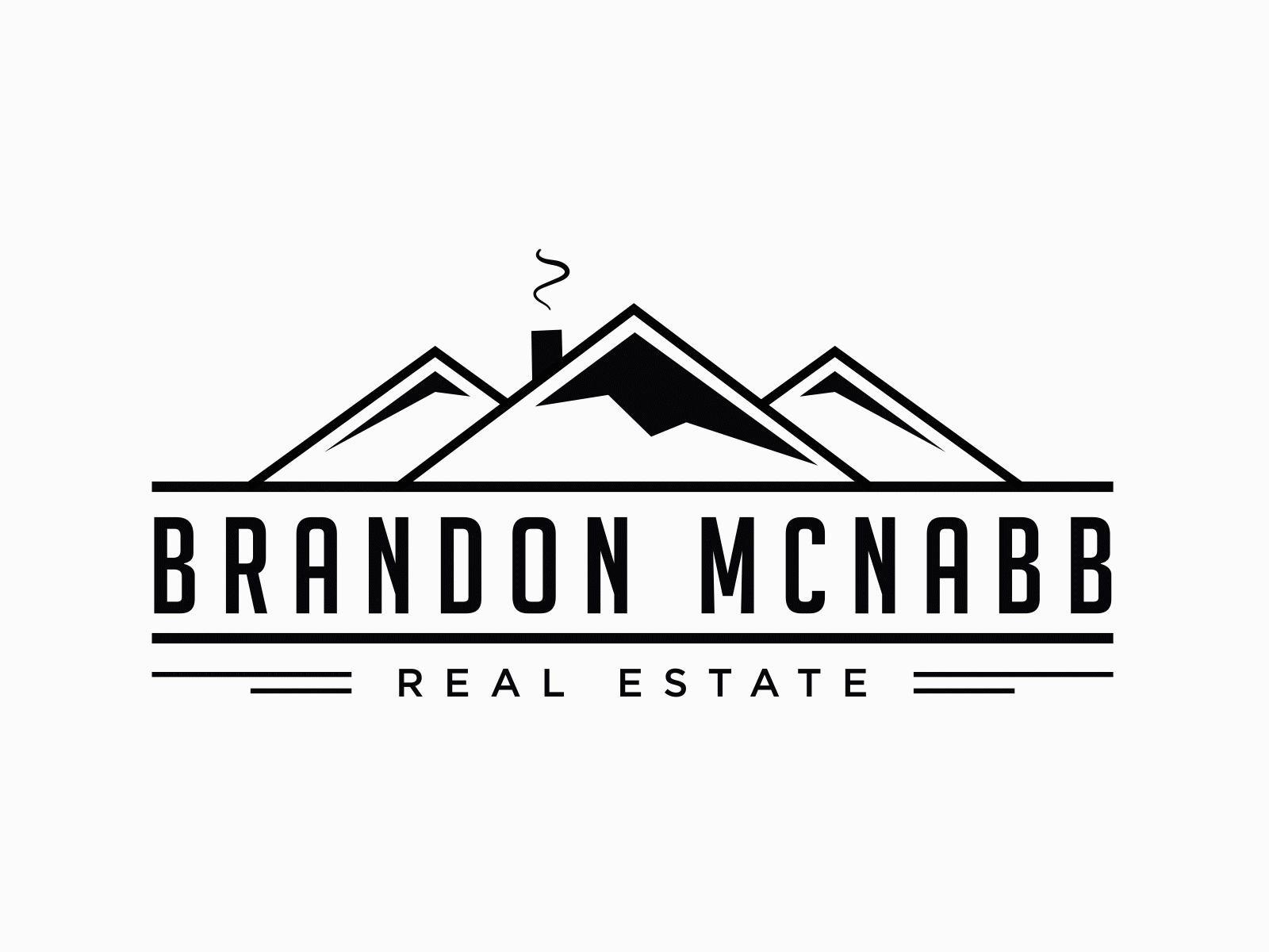 Brandon McNabb Real Estate Logo Animation 2d build up logo animation