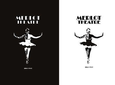 Merlot Theatre branding logo