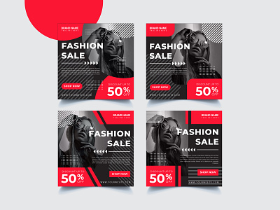 Fashion Social Media Banner ad banner banner design design fashion design fashion social media banner instagram banner instagram post social media banner social media post design social media templates