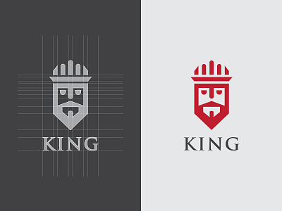 Minimal King Logo creative logo illustration inspiration king king logo logodesign minimalist king logo minimalist logo trendy logo victor