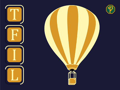 Hot air balloon logo