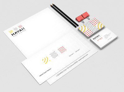 Hayai branding design logo vector