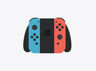 Nintendo Switch controller controller gaming illustration minimal nintendo switch