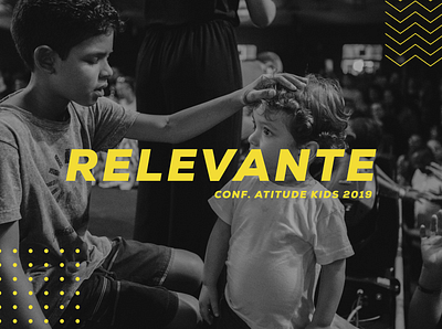 Relevant - Attitude Kids Conference banner banner design black boy child children church conference design designer event event branding events graphic design graphic designer illustrator kid kids photoshop yellow