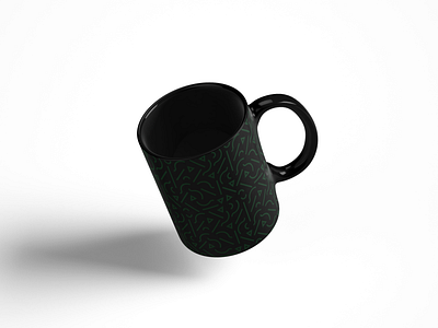 Mug Pattern Design black cup cups design fibonacci golden ratio goldenratio green green logo mock up mock up mockup mug mug design mug mockup mugs pattern pattern art pattern design patterns