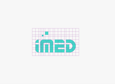 iMED Logo Grid adobe brand brand identity branding delivery design designer drug store graphic design graphic designer grid health hospital illustrator logo medical medicine software vector visual identity