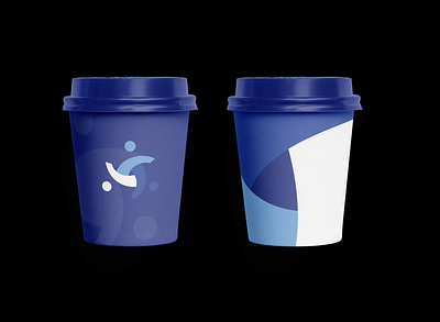Coffee Cups Design blue brand branding coffee cup cups design designer graphic design graphic designer logo logo design mock up mock ups mockup mockups monochromatic pattern vector visual identity