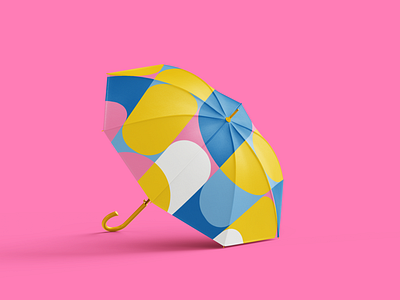 Umbrella Pattern Design branding child children design designer fashion graphic design graphic designer illustration infantil kid kids mock up mockup pattern pink rosa umbrella vector visual identity