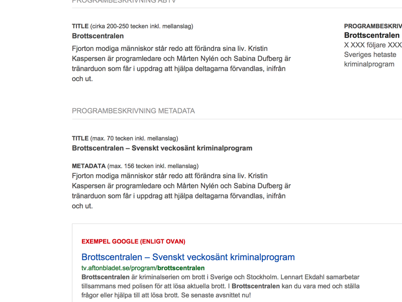 Metadata Manual W.I.P. typography lineheight title heading arial sans-serif whitespace link google facebook metadata