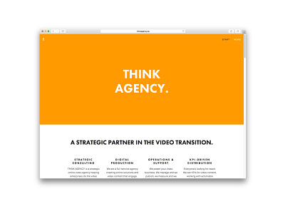 Think Agency squarespace