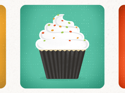 Giftiki - Icons - Mmmmm Cupcakes cupcake giftiki icon illustration