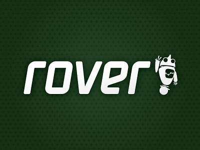 Rover App - Identity app green icon identity logo mark robot rover transportation